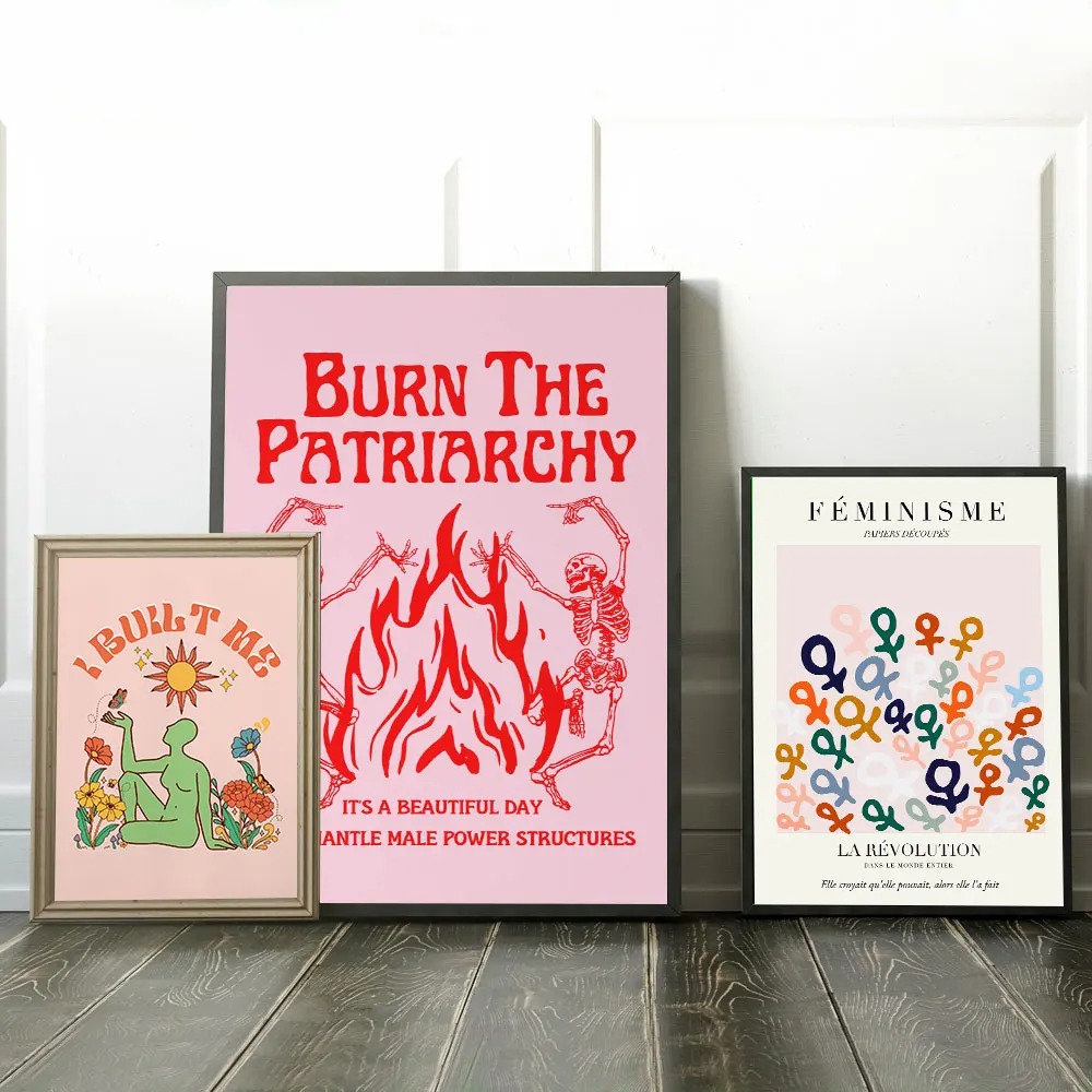 Home Decor Y2K - Póster artístico de letras de Color
