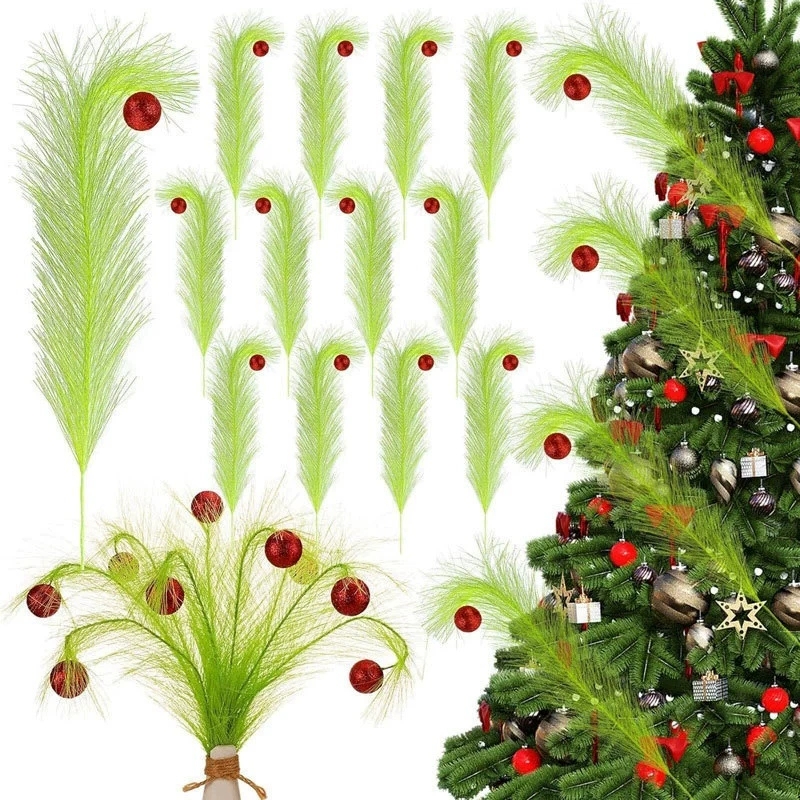 Decoración Navideña de Ramas V - Pampas Grass Decor reseña y precio