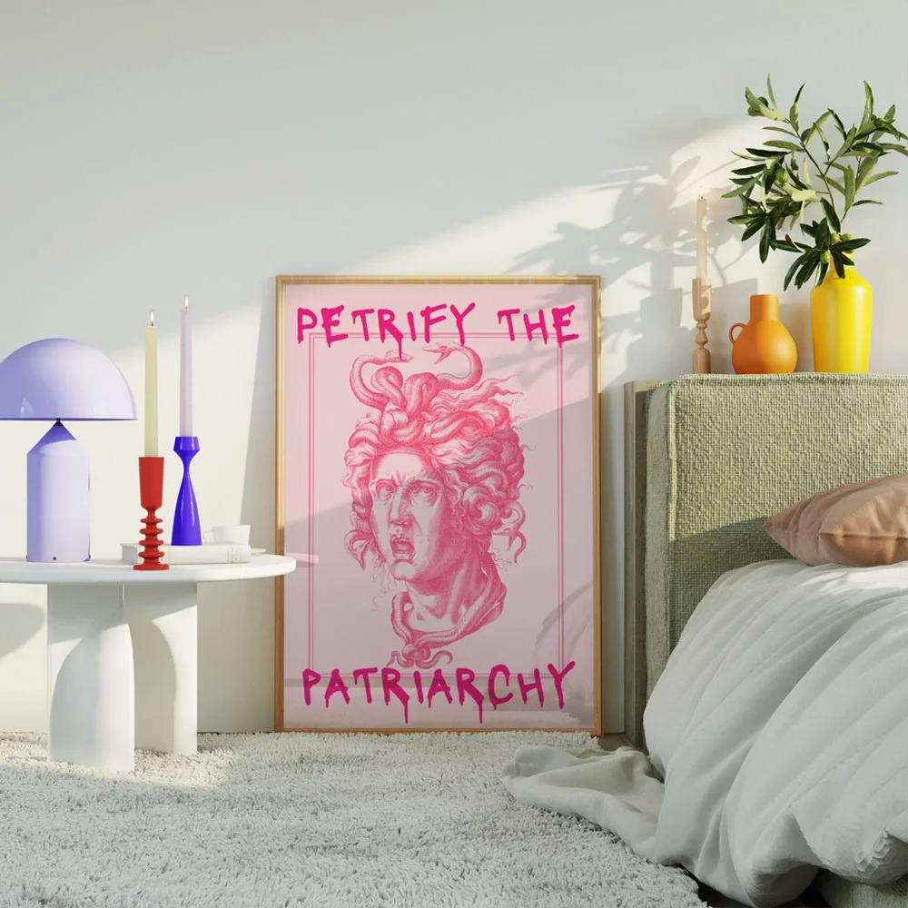 Póster artístico de letras de  - Home Decor Y2K reseña y precio
