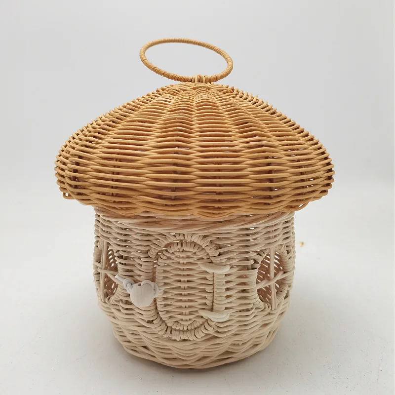 Cestas de pícnic al aire libre - Rattan Plant Basket reseña y precio