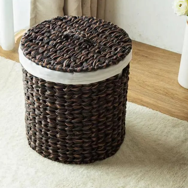 Contenedor de almacenamiento f - Rattan Plant Basket reseña y precio