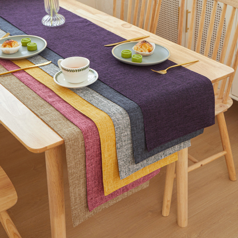 Nuevo camino de mesa Boxer de  - Linen Table Runner reseña y precio