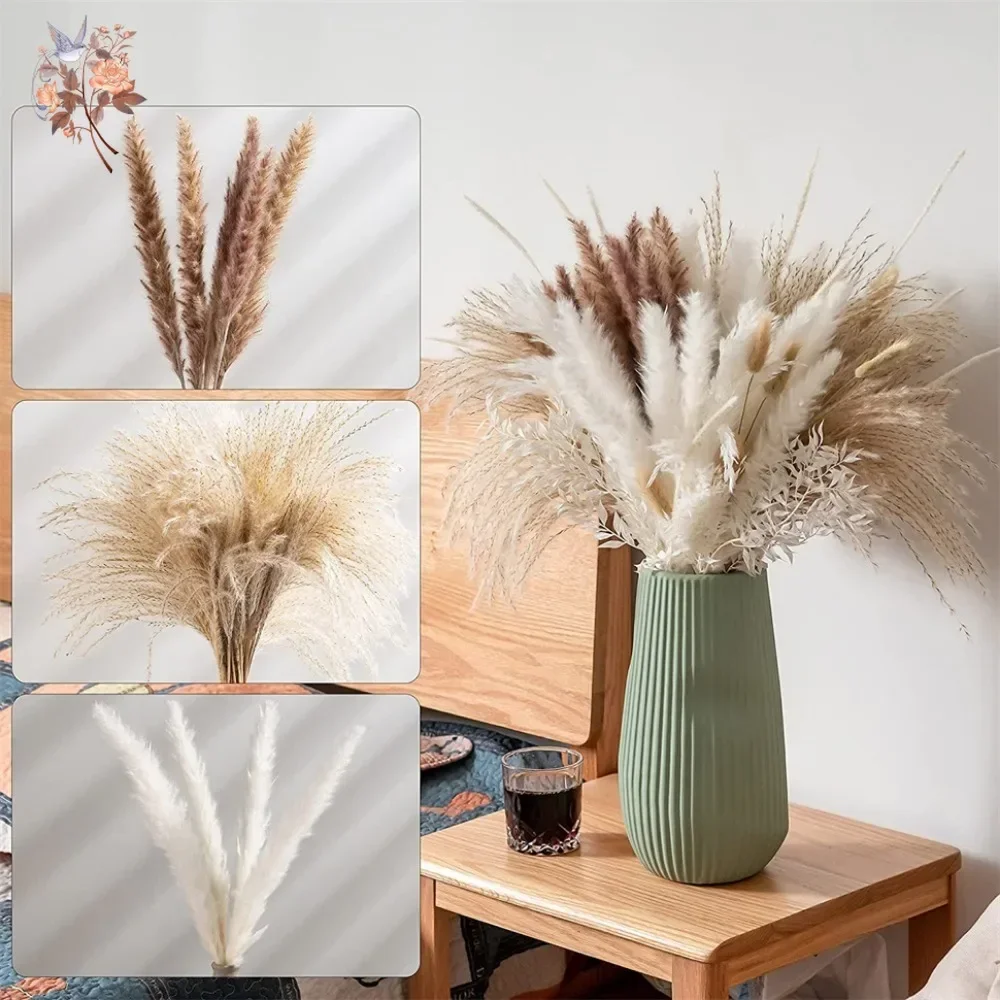 88 Piezas de Hierba de Pampas  - Pampas Grass Decor reseña y precio