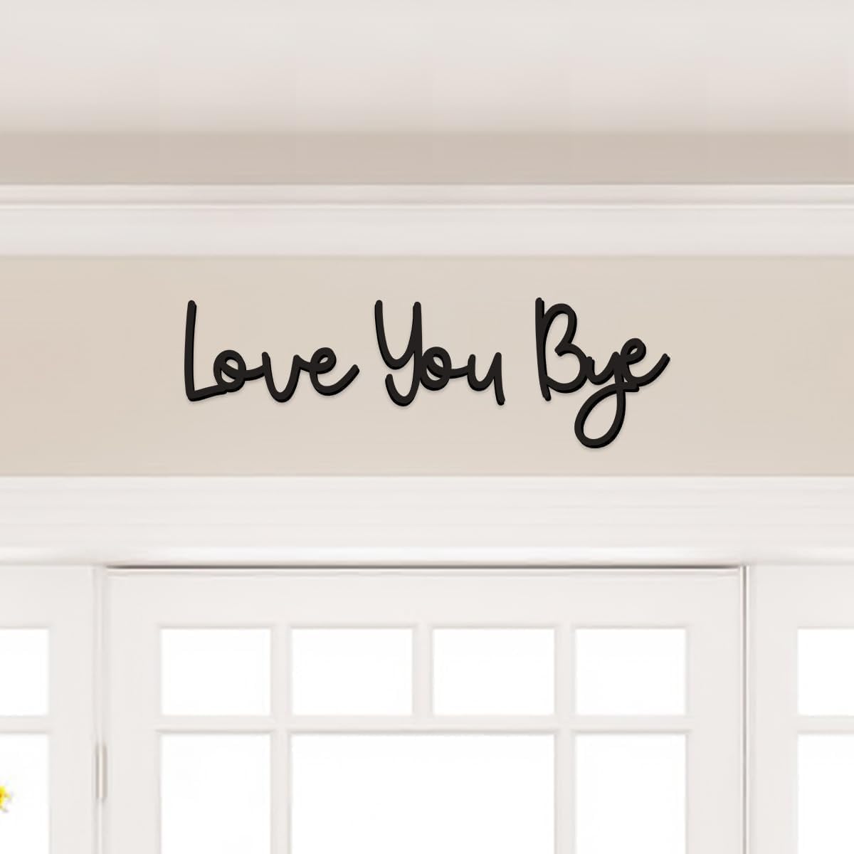 Love You Bye - Letrero de made - Home Decor Y2K reseña y precio