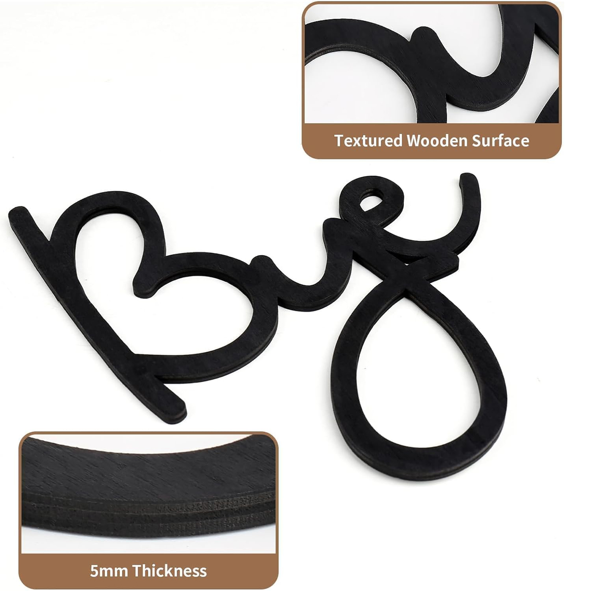 Love You Bye - Letrero de made - Home Decor Y2K reseña y precio