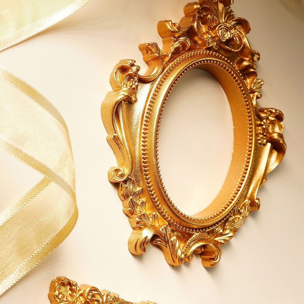 Marco de Fotos Vintage Dorado  - Bamboo Photo Frame reseña y precio