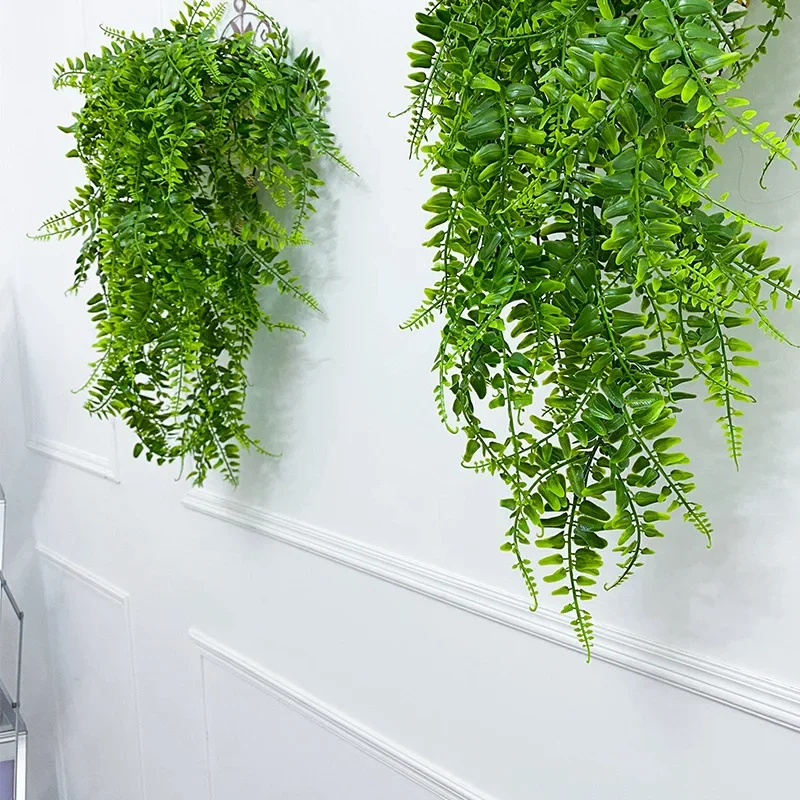Plantas artificiales colgantes - Rattan Plant Basket reseña y precio