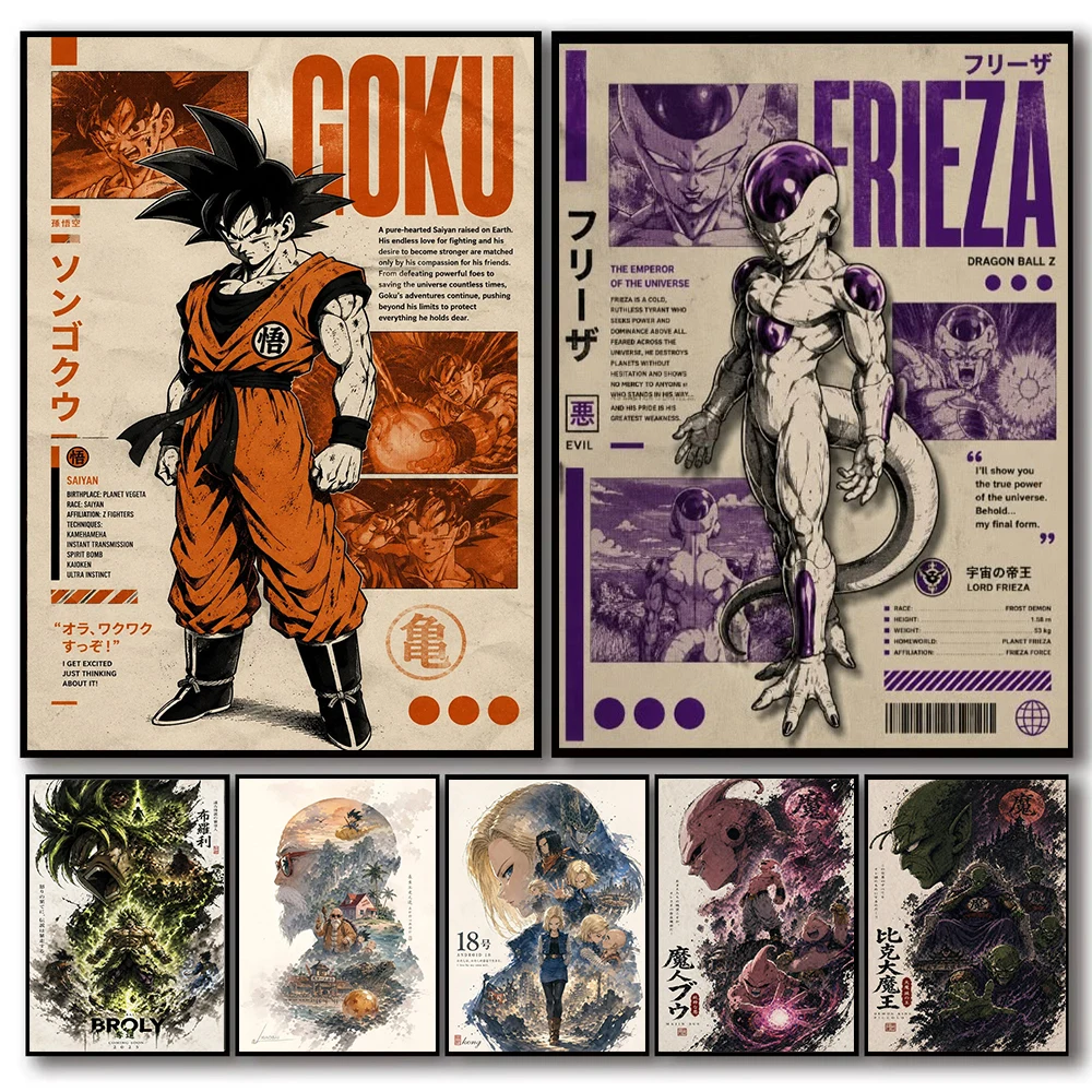 Dragon Ball Goku Frieza Anime, - Home Decor Magazine reseña y precio