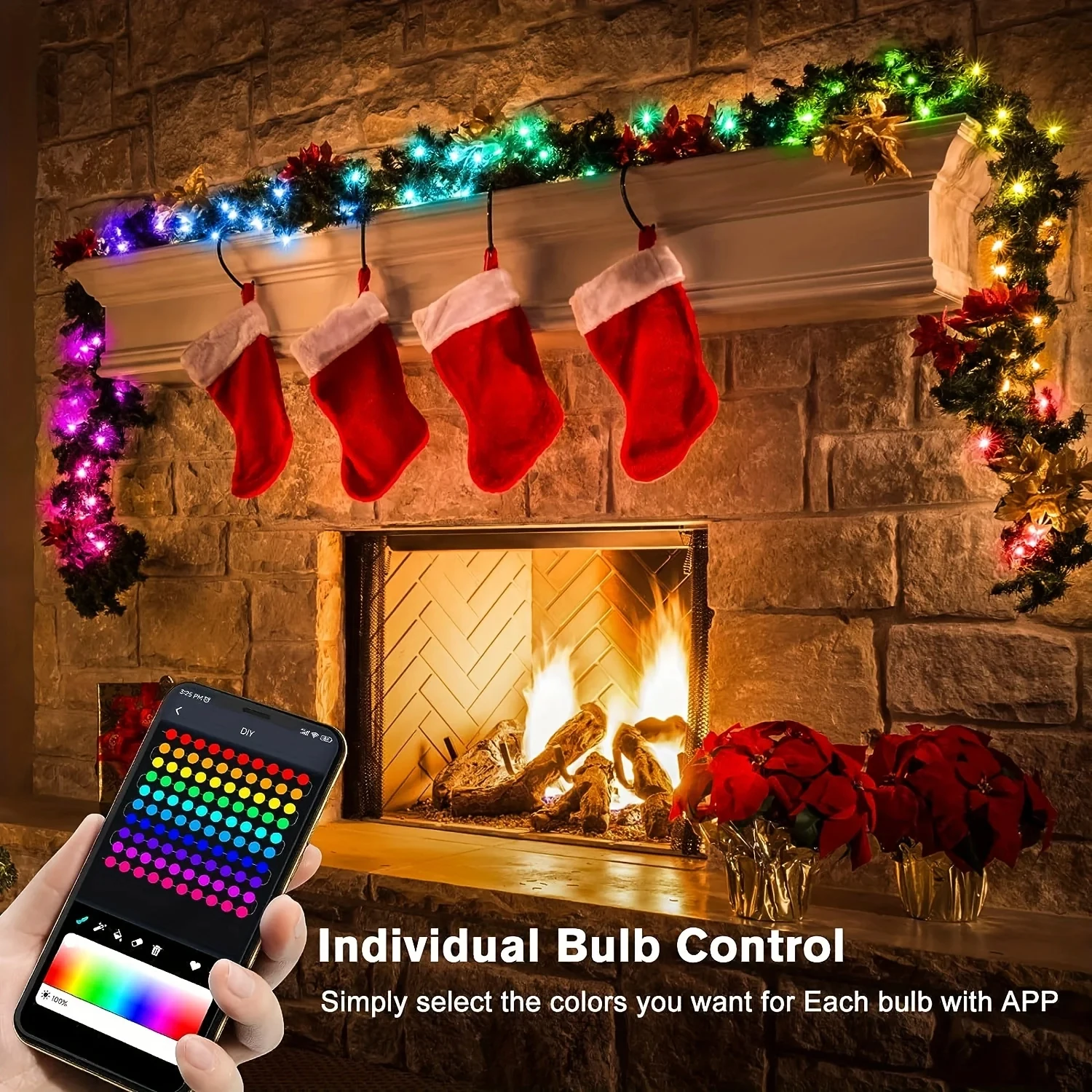 Luces LED de Cadena Dream Colo - Home Decor Free App reseña y precio