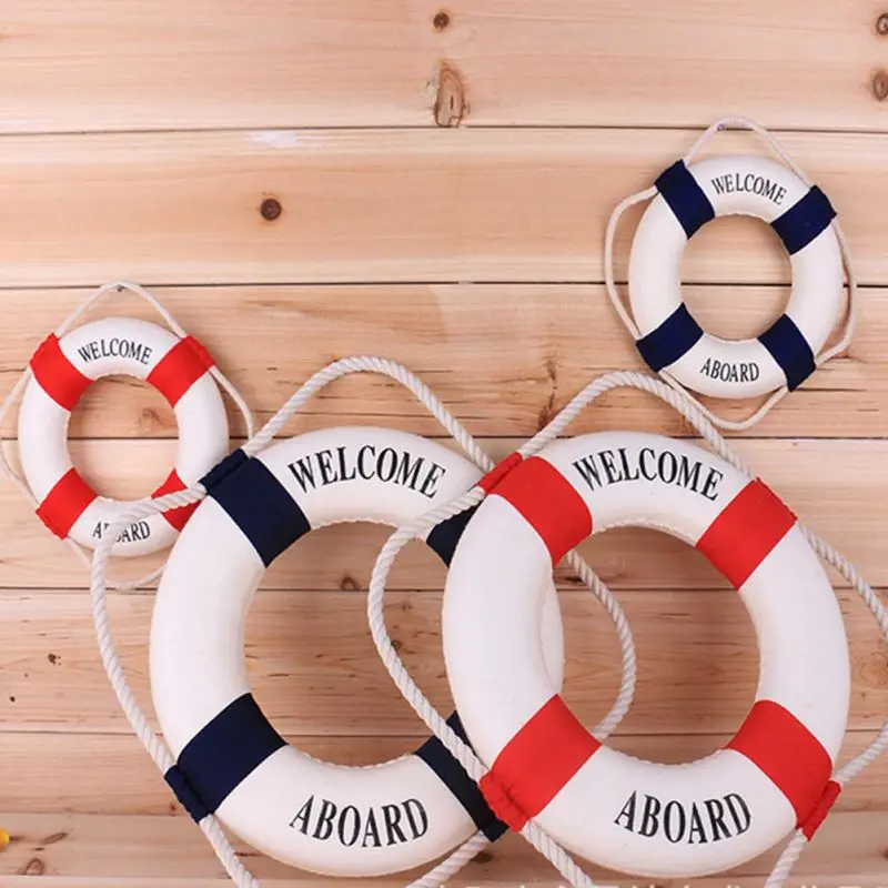 Boya de anillo de vida náutica - Home Decor Za reseña y precio