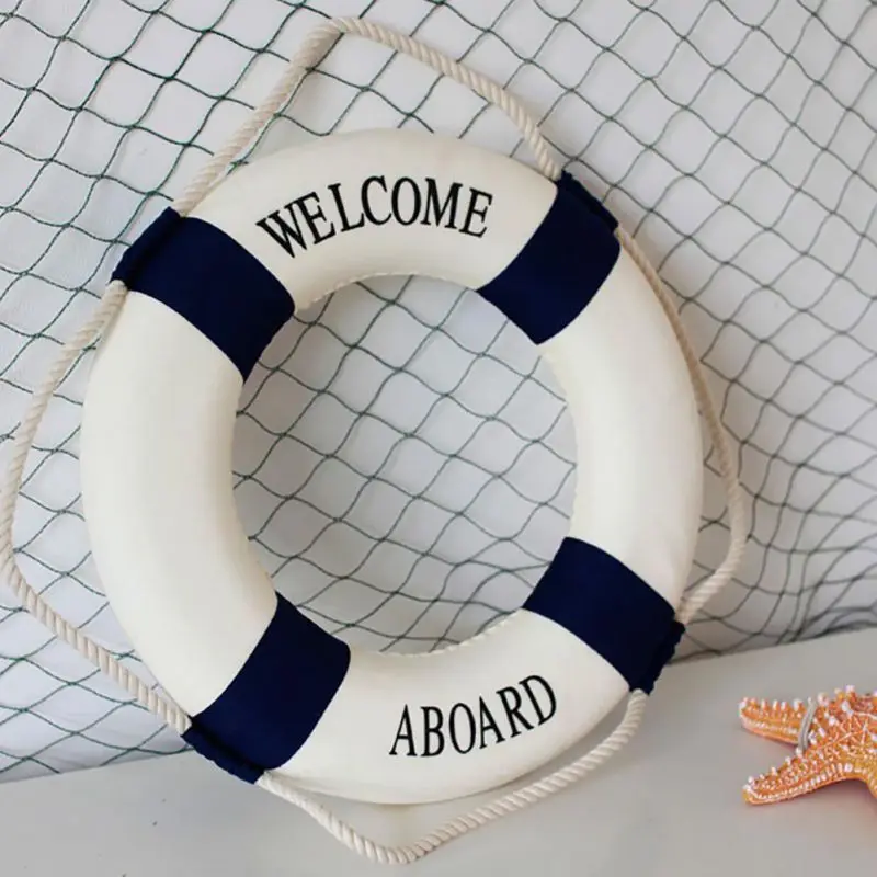 Boya de anillo de vida náutica - Home Decor Za reseña y precio
